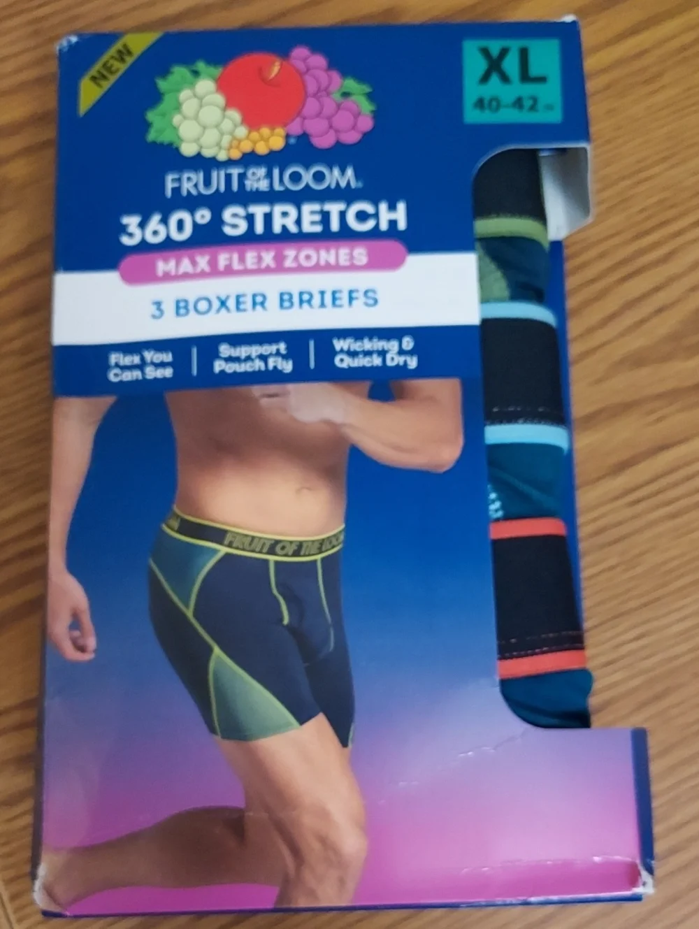 Fruit Of The Loom 3pk Boxer Briefs